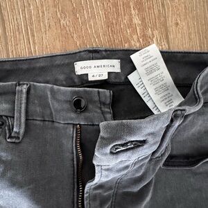 Good American Charcoal Jeans